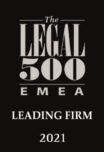 Vassardanis Legal 500 Leading Firm 2021 Award